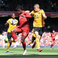 Liverpool (Divock Origi) - Wolverhampton Wanderers (Conor Coady)