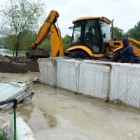 Hrvatska Kostajnica pripreme za vodostaj Une