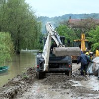 Hrvatska Kostajnica pripreme za vodostaj Une