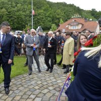 Andrej Plenković i HDZ-ovi kandidati kod rodne kuće Franje Tuđmana