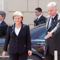 Angela Merkel i Ivo Sanader u Zagrebu 2007.