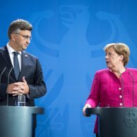 Angela Merkel i Andrej Plenković