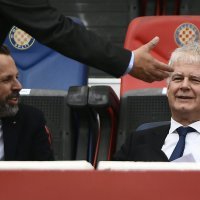 Brbić i Jakobušić na tribinama