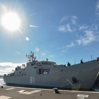 Iskrcavanje snaga s brodova HRM-a u Zadru