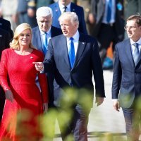 Kolinda Grabar Kitarović, Donald Trump i Miro Cerar
