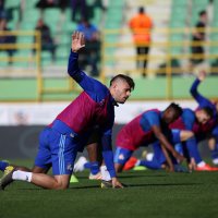 Zagrijavanje igrača Dinama