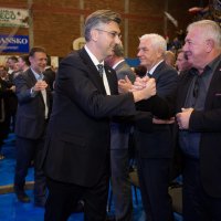 Predizborni skup HDZ-a za Europski parlament u Osijeku