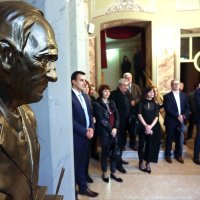 U atriju HNK Šibenik otkrivena je bista Ive Brešana