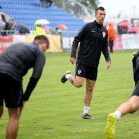 Hrvatska nogometna reprezentacija na treningu u Omišu - Ivan Perišić