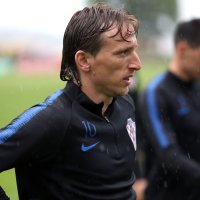 Hrvatska nogometna reprezentacija na treningu u Omišu - Luka Modrić
