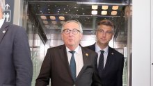 [FOTO] Plenković i Juncker obišli radove u zračnoj luci Dubrovnik