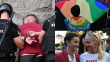 [FOTO] Ekstremisti pokušali spriječiti beogradski Pride, u povorci se prošetala i premijerka Ana Brnabić