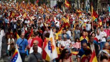 Barcelonom marširalo deset tisuća zagovornika Španjolske