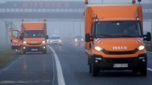 Na zagrebačkoj obilaznici kolona, kod Otočca se voda izlila na cestu
