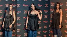 Uvijek prelijepa: Naomi Campbell u glamuroznom spoju satena i trapera izgleda senzacionalno