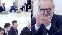 Koronavirus nije slomio njihov duh: Pogledajte kako su se zabavljali ministri na Vladi, Božinović 'širio' bolest kolegama