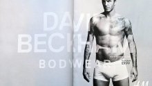 Beckham ponovo pozira u uskim bijelim boksericama