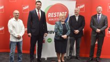 Čelnici pet stranaka na čelu s SDP-om predstavili Restart koaliciju