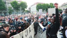 [FOTO] Prosvjed protiv rasizma u Zagrebu: 'Ne mogu nas sve pobiti!'