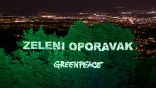 Pogledajte spektakularnu akciju Greenpeacea na Sljemenu; dvije stranke uskratile su im odgovore na predizbornu anketu