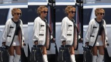 Putuje sa stilom: Jennifer Lopez u šik Chanelovu kompletiću zaustavljala je poglede