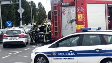 [VIDEO/FOTO]  Sudar u Zagrebu; na terenu policija i vatrogasci
