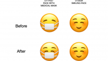 Sretnija varijanta: Appleov emoji sa zaštitnom maskom sada krije osmijeh