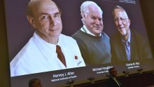 Nobel za medicinu trojici znanstvenika za otkriće virusa hepatitisa C