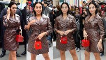 Nosi li išta ispod? Georgina Rodriguez na reviju stigla u baloneru i crvenim štiklama