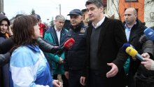 Milanović na poplavljenom terenu dobio 'jezikovu juhu'