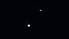 [FOTO] Nebeski ples Jupitera i Saturna: Počinje udaljavanje plinovitih orijaša