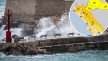 [FOTO/VIDEO] Upaljen narančasti alarm zbog olujnog juga, a sada za nedjelju stiže i upozorenje zbog snijega
