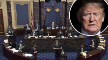[FOTO/VIDEO] Senatori prelomili uz 56 glasova 'za' i 44 'protiv': Suđenje Trumpu je ustavno, nastavak u srijedu