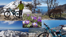 [FOTO/VIDEO] Izlet za pamćenje i odlično otvaranje bike sezone; svakoga tko pobijedi buru i zapuhe snijega na usponu od Makarske do vrha Biokova čeka fascinantna nagrada