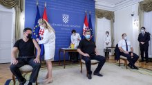 [VIDEO/FOTO] Plenković, Jandroković i Beroš primili cjepivo AstraZeneca: 'Nadam se da smo ovim činom ponukali i druge da se cijepe'
