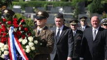 [FOTO] Krenulo obilježavanje Dana Hrvatske vojske: Milanović, Jandroković i Plenković položili vijence na Mirogoju