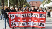 SDP-ovke marširale protiv nasilja nad ženama i terorizma