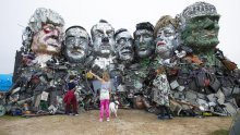 Skulptura od e-otpada upozorava čelnike G7 na potrebu za recikliranjem