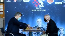 Plenković otvorio šahovski turnir i zaigrao partiju s bivšim svjetskim prvakom Garryem Kasparovom