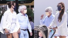 [FOTO] Bernie Ecclestone stigao u Trogir: Jednogodišnjeg nasljednika ostavio je dadiljama pa suprugu Fabianu poveo u romantičnu šetnju gradom