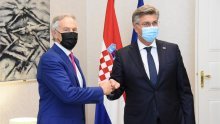 [FOTO] Sastali se Blair i Plenković, razmijenili mišljenja o globalnim izazovima, ali i potresu, radnim mjestima...