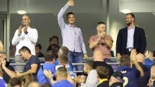 [FOTO] Dinamo je s tribina bodrilo više od osam tisuća gledatelja, a među njima su bila i četiri hrvatska sportaša zbog kojih je Hrvatska pucala od ponosa