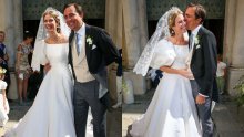 Kraljevsko vjenčanje o kojem se govori: Lihtenštajnska princeza bila je oličenje elegancije u Valentinovoj vjenčanici