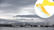 [VIDEO/FOTO] Stigla dugo iščekivana kiša: Žestoko nevrijeme na Kvarneru, promjena vremena zahvatila veći dio Hrvatske, upaljen i meteoalarm