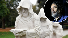 [VIDEO/FOTO] U varaždinskom parku niknula skulptura redovnika koji je nevjerojatno nalik bivšem gradonačelniku Čehoku