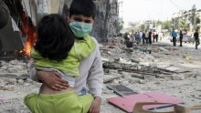 Dok bombe padaju, sirijska djeca cijepe se protiv dječje paralize