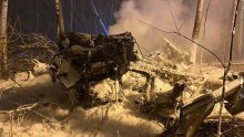 [FOTO] Ruski zrakoplov Antonov An-12 srušio se i zapalio u Sibiru