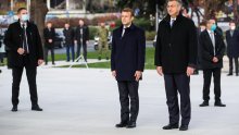 [FOTO] Macron prvi strani državnik koji je položio vijence kod Spomenika domovini