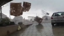 [VIDEO] Pogledajte kako je pijavica poharala okolicu Benkovca, nosila je sve pred sobom