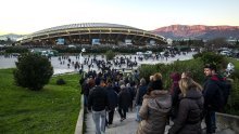 Blokada prometa oko Poljuda zbog utakmice juniora Hajduk-Atletico Madrid